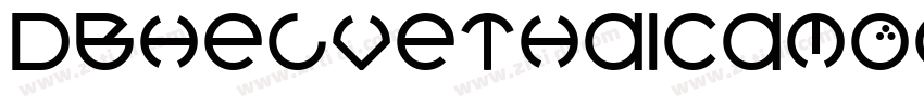 DBHelvethaicaMonX Co字体转换